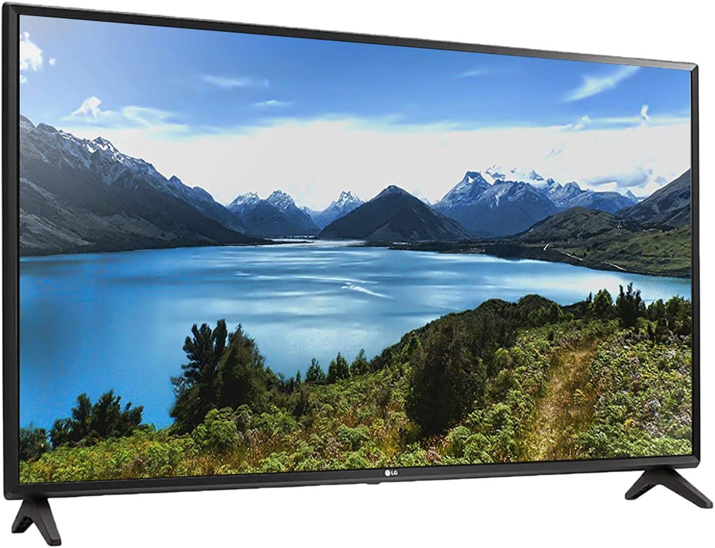 شاشات تلفزيون/تلفزيون ال جي 43 بوصة عالي الدقة FHD LED مع رسيفر HD مدمج - 43Lm5500 أسود